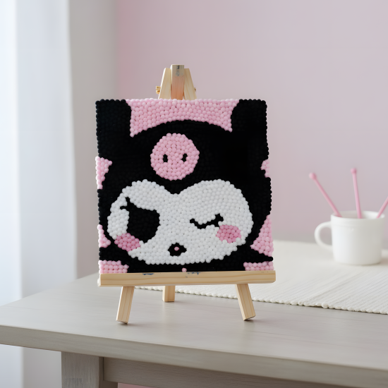 Pompom Ball Mosaic Art